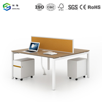 Bureau de travail professionnel extensible moderne avec structure métallique - Design stable et fonctionnel