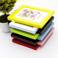 Cadre photo moderne en PVC plastique fait main pour l'affichage sur le bureau