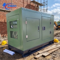 Générateurs diesel silencieux à capot de petite puissance 20kW 25kVA 30kW avec démarrage automatique et démarrage à distance pour centres de commandement sur le terrain et hôtels