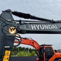 YISHUN – Excavatrice sur pneus Hyundai 150W d'occasion de 15 tonnes, importée de Corée, en excellent état, en promotion