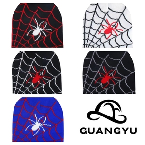 หมวกผ้าแจ็คการ์ดใช้ได้ทั้งชายและหญิงหมวกกันหนาวมีลายแมงมุมสีสันสดใส - Product Image 3