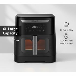 2026 New Design Digital Color Screen Model 6L Oil Free Professional Home Appliance air Fryer Multifunctional Optional - Product Image 4