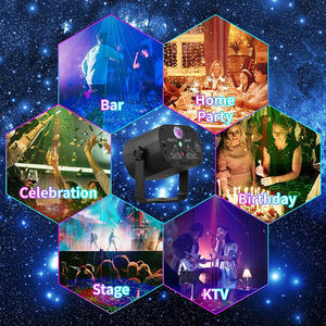 Mini <span class=keywords><strong>Proyector</strong></span> Láser LED <span class=keywords><strong>de</strong></span> Discoteca con 60 Patrones, Control por Voz y USB, Compatible con Homekit/Google/Alexa, Luz Estroboscópica para Fiestas - Product Image 2