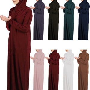 Commercio all'ingrosso Dubai Abaya personalizzato islamico turchia preghiera abito lungo tradizionale etnico Maxi vestito Hijab abbigliamento musulmano <span class=keywords><strong>per</strong></span> le donne - Product Image 4