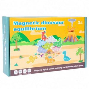 ของขวัญวันเกิดสำหรับเด็กวัยเตาะแตะ เกมฝึกสมดุลแบบมอนเตสซอรี่ ของเล่นไดโนเสาร์ไม้สำหรับเด็ก - Product Image 6