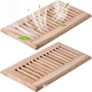 Wooden Floor Ventilation Cover Rectangle 3/8 In Bar Spacing Minimalist Design For <b>Heating</b> Air Outlet - Product Image 1