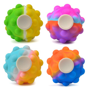 Jouet sensoriel sphérique en silicone à bulles à presser, anti-stress, relaxant, pour l'autisme, jouet de décompression, vente chaude - Product Image 5