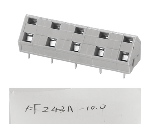 KF243A-5.0/7.5/10.0สปริงทองเหลืองชุบพลาสติกและทองแดง12V สำหรับการเชื่อมต่อสายไฟกับแผง - Product Image 2