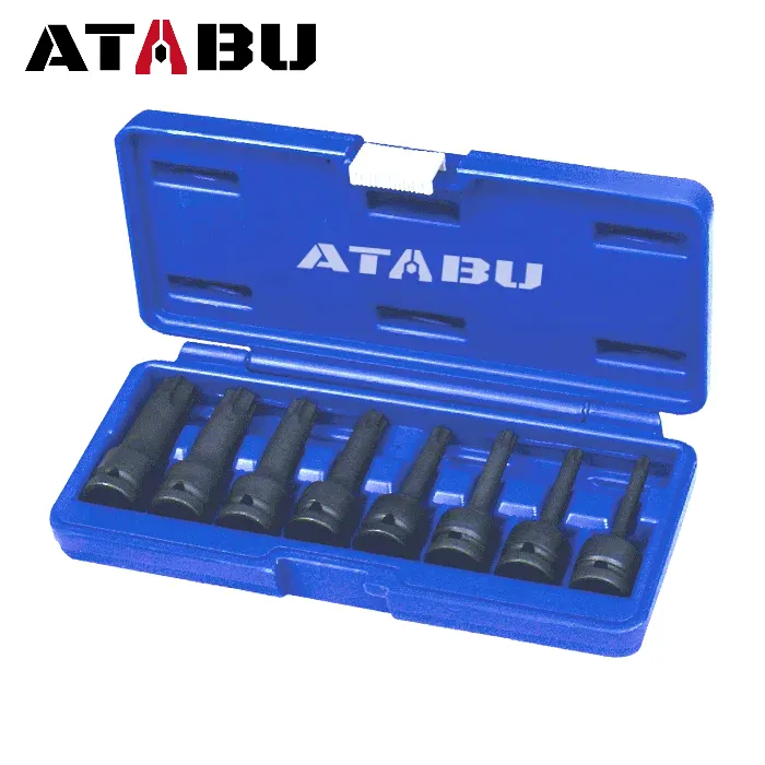 ATABU Factory Großhandel 8 Pcs 1/2 ''Dr. Impact Torx Bit Socket Set