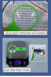 उच्च गुणवत्ता कस्टम पोर्टेबल यात्रा कार्ड ताल, बुकमार्क शासक ताल पढ़ने के लिए Fresnel लेंस 3X कार्ड आवर्धक शीट - Product Image 6