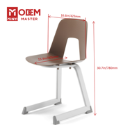Chaise d'école MINYI BLITZ, bureau et chaise standard pour salle de classe, mobilier de classe moderne, bureau et chaise pour collège