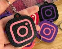 Porte-clés en PVC avec logo personnalisé OEM, prix d'usine, porte-clés en époxy, cartes d'accès RFID NFC intelligentes, porte-clés Instagram