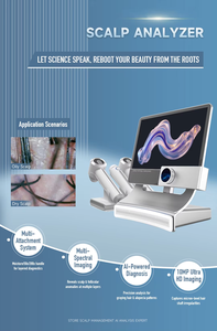 เครื่องวิเคราะห์เส้นผมและหนังศีรษะ New Tech 2026 Professional 200X 50X สำหรับตรวจจับรูขุมขน - Product Image 3