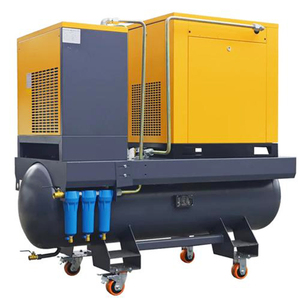 Compressore d'Aria Industriale 7.5kW Unità 4-in-1 |   0,8 m³/min di portata, 8 bar di pressione, raffreddato ad aria, 72 dBA - Product Image 2