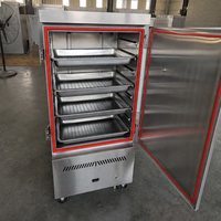 Cuiseur à riz commercial Ruitai 12 plateaux, double alimentation (GPL/GN), homologué CE, en acier inoxydable SUS304/SS201, avec minuteur numérique pour cantine/hôtel/école
