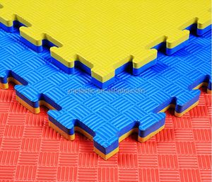 Giảm Giá 100X100X4Cm Dày Thời Trang <span class=keywords><strong>EVA</strong></span> Bọt Mềm Tatami Võ Thuật Taekwondo Thảm Cuộn Phòng Tập Thể Dục PVC Thảm Chơi Cho Bé - Product Image 6