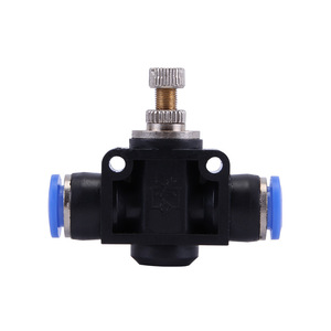 Válvula de aceleración neumática NGS SA6 de 6 mm con conexión rápida, válvula restringidora de flujo para sistemas de control de aire - Product Image 1