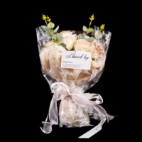Rouleaux de films plastiques d'emballage extensibles à pois blancs OPP BOPP pour aliments et fleurs, vente en gros à prix réduit