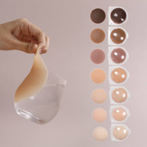 Copricapezzoli in Silicone Invisibili Senza Colla di Grado Medico per Intimo Femminile Ultra Sottili Adesivi per la Pelle - Product Image 1