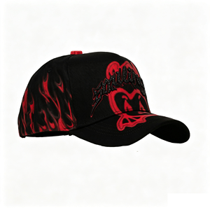 Gorra de Béisbol con Cristales de Imitación, Diseño de Calavera y Letra 'Rock' en el Dedo Medio, Estilo Snapback, Unisex, Venta al Por Mayor - Product Image 6