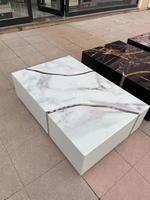 Table basse miroir de luxe, meuble de salon, dernière conception 2022
