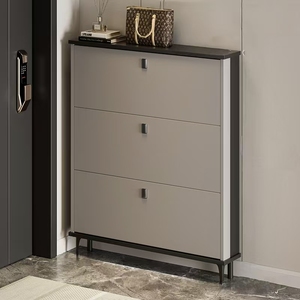 Armoire à <span class=keywords><strong>chaussures</strong></span> économique : <span class=keywords><strong>console</strong></span> <span class=keywords><strong>d</strong></span>'<span class=keywords><strong>entrée</strong></span> <span class=keywords><strong>avec</strong></span> grand <span class=keywords><strong>rangement</strong></span> intégré, ultra-mince, <span class=keywords><strong>avec</strong></span> porte rabattable - Product Image 2