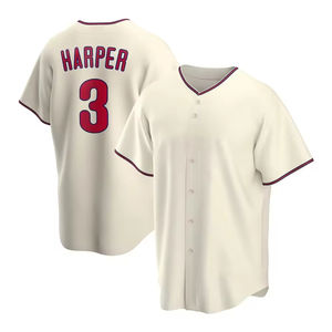 Toptan 12 Kyle Schwarber 3 Bryce Harper 7 Trea Turner Philadelphia beyzbol forması dijital baskı artı boyutu sınırlı oyuncu - Product Image 5