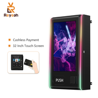 Máquina Expendedora de Pantalla Táctil de Fábrica China, Máquina Expendedora Digital de Pared con Pantalla Táctil Pequeña y Mini para Pago en Efectivo