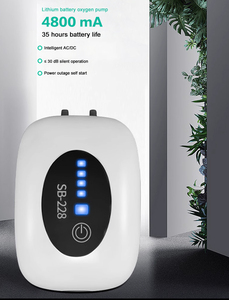 Sobo thân thiện với môi trường 6000mA Xách Tay USB Pin hoạt động bể cá oxy máy bơm không khí máy nén im lặng cho hồ cá ngoài trời câu cá - Product Image 2