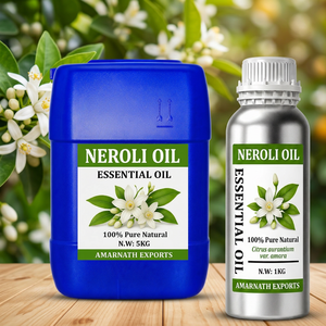 Huile essentielle de néroli 100 % pure, naturelle, de qualité supérieure, certifiée GMP ISO, en vrac, par Amarnath Exports India - Product Image 5