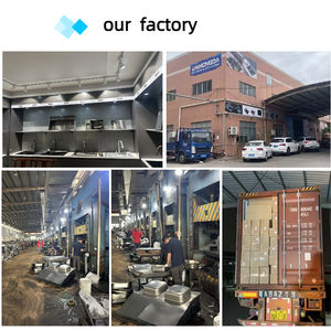 <span class=keywords><strong>Fregadero</strong></span> de cocina de un solo cuenco de <span class=keywords><strong>45X45</strong></span> pulgadas de gran tamaño Color original cepillado SUS304 Acero inoxidable Ranura única Dos estrechos gruesos - Product Image 6