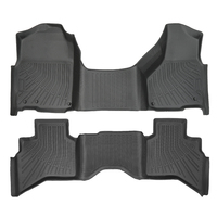 Dodge Ram1500 Quad Cab 2012-2018 TPE 3D TPE Allwetter-Autofußmatten Anpassbare TPE Tiefe Schalenmatten