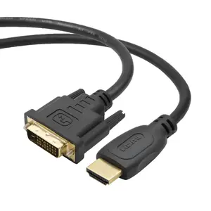 DVI to HDMI Cable 4K HDMI to DVI-D Bi Directional Adapter, HDMI to DVI-D 24+1, Support 1080P HD for Raspberry Pi/Roku/Xbox One