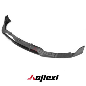 Lip paraurti anteriore in fibra di carbonio per Mercedes Benz <span class=keywords><strong>W205</strong></span> <span class=keywords><strong>C</strong></span> classe C300 <span class=keywords><strong>AMG</strong></span> C43 C63 berlina 2015 + Kit corpo Splitter anteriore - Product Image 5