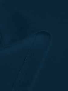 Polo en coton bleu marine à manches courtes pour homme, couleur unie, style décontracté, tissu respirant, coupe classique - Product Image 3