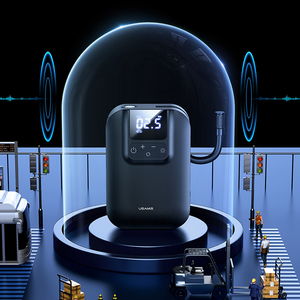 USAMS-minibomba de aire portátil para coche, Inflador de neumáticos inalámbrico con pantalla Digital Led, recargable, <span class=keywords><strong>2021</strong></span> mAh, 5000 - Product Image 3