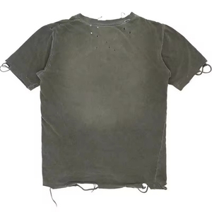 Fabrication de vêtements sur mesure, t-shirt vintage à effet délavé, t-shirt streetwear pour hommes, t-shirt vintage vieilli OEM - Product Image 3
