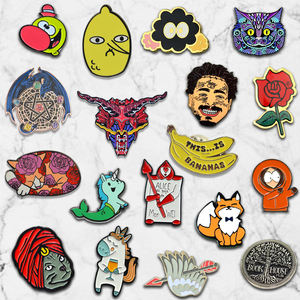 مخصص معدن صلب المينا مع شعار الكرتون الترويجية الأعمال جيفتوبينس - Product Image 2