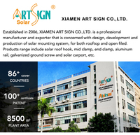 Système de montage solaire monopolaire en acier galvanisé à chaud pour projets solaires au sol OEM ODM |   ArtSign
