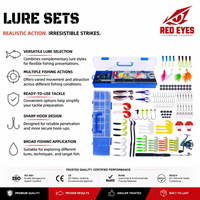 Échantillon Gratuit Nouveau Style Kit de Pêche Spinning Combo (Canne, Moulinet, Boîte à Matériel) Vente en Gros Transfrontalière