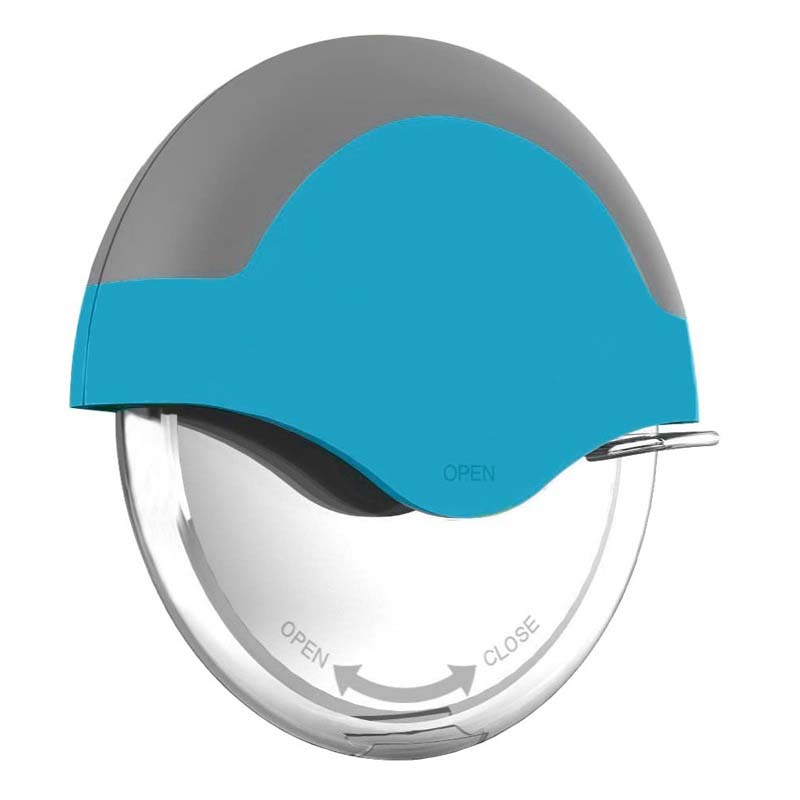 Хит продаж, круглая ломтерезка для пиццы, с защитным лезвием