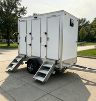 Toilettes mobiles portables d'extérieur pour chantiers de construction Toilettes sanitaires mobiles
