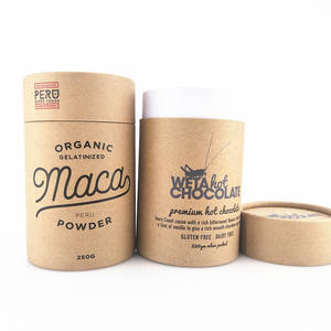 Экологичная Бумажная цилиндрическая упаковочная коробка для упаковки чая/трав/кофе - Product Image 2