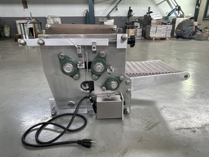 เครื่องทำแป้งตอร์ติญ่าอัตโนมัติเต็มรูปแบบสำหรับอุตสาหกรรม ทำจากสแตนเลส 304 ผลิตได้ 30 ชิ้น/นาที ใช้มอเตอร์ สำหรับแป้งข้าวโพด แป้งตอร์ติญ่าเม็กซิกัน ทาโก้ โรตี และขนมปัง - Product Image 4