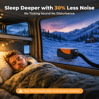 Chauffage au diesel pour stationnement de véhicule GEARELEC 5KW 12V pour camping-cars, fourgonnettes, camions, bateaux, mise à niveau et modernisation avec garantie d'un an