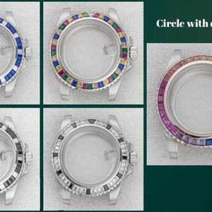 Reloj BESSRON RR Watch-04 de 40 mm, Caja de Acero Inoxidable 316L, Reloj de Lujo, Resistente al Agua, Ligero, Ecológico, con Diamantes, Caja para NH35/NH36 - Product Image 2