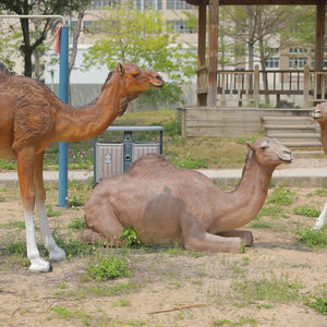 Party Photography Safari animali puntelli a grandezza naturale in fibra di vetro cammello leone in resina giraffa scultura di elefante per <span class=keywords><strong>sfondo</strong></span> - Product Image 1