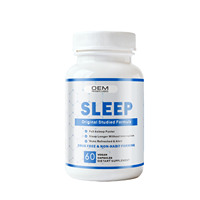Complément alimentaire en capsules de mélatonine à marque privée OEM pour une meilleure qualité de sommeil, soutien de la mémoire et de l'immunité