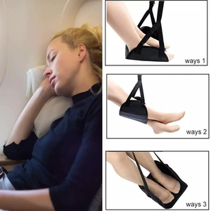 Saien voyage voyage avion Train bureau <span class=keywords><strong>repose</strong></span>-pieds oreiller réglable bureau jambe <span class=keywords><strong>pied</strong></span> <span class=keywords><strong>hamac</strong></span> réglable <span class=keywords><strong>repose</strong></span>-pieds - Product Image 3