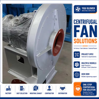 Ventilateur centrifuge d'extraction de fumée et de gaz, résistant aux hautes températures, robuste, pour la ventilation industrielle d'urgence, sur mesure